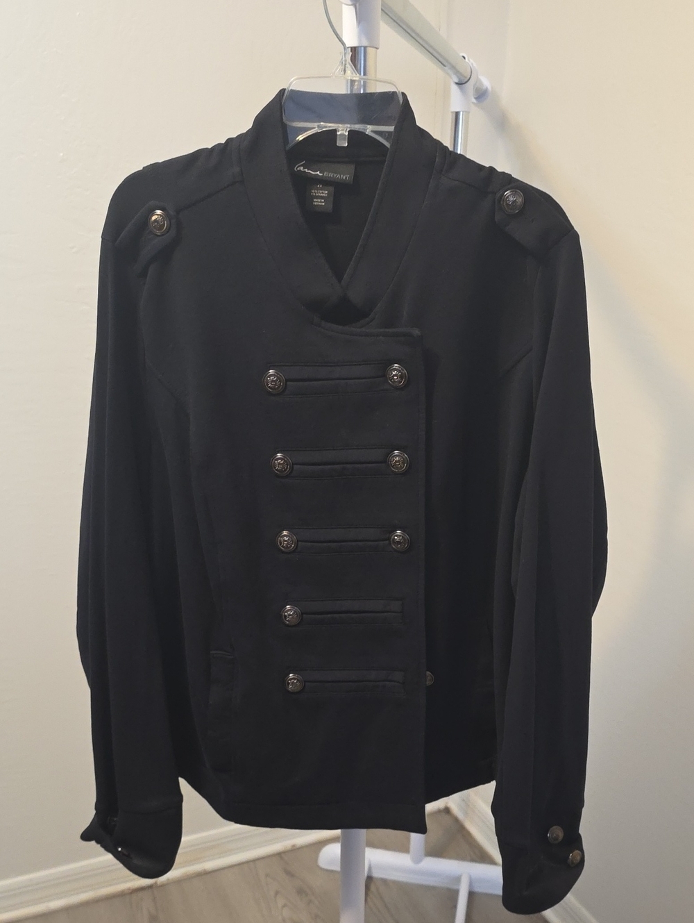 Lane Bryant Black Military-Style Men's Jacket